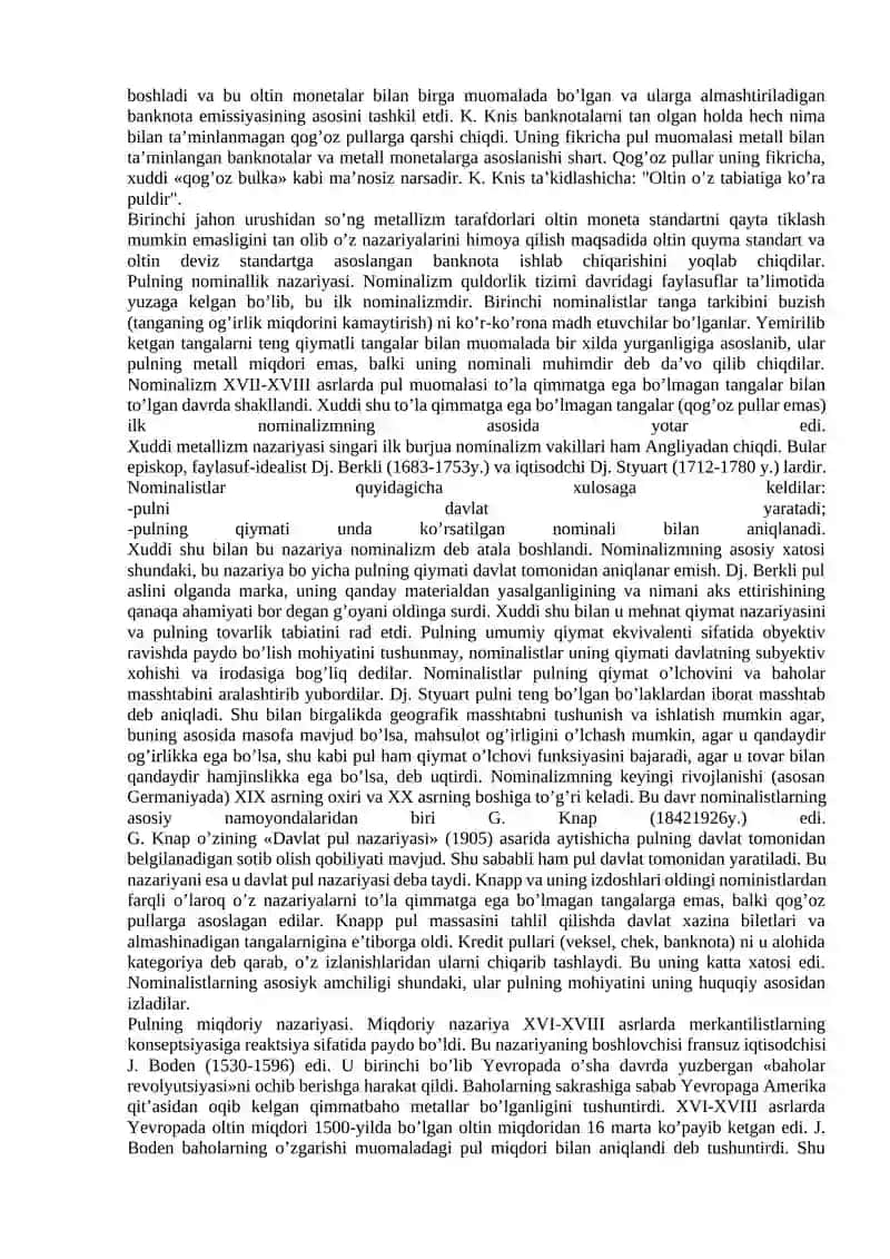 Pul tizimi va uning rivojlanishi 4