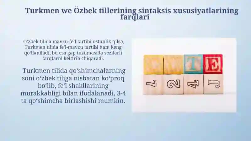 Turkman ozarbayjon turk tillarning sintaktik xususiyatlari 4