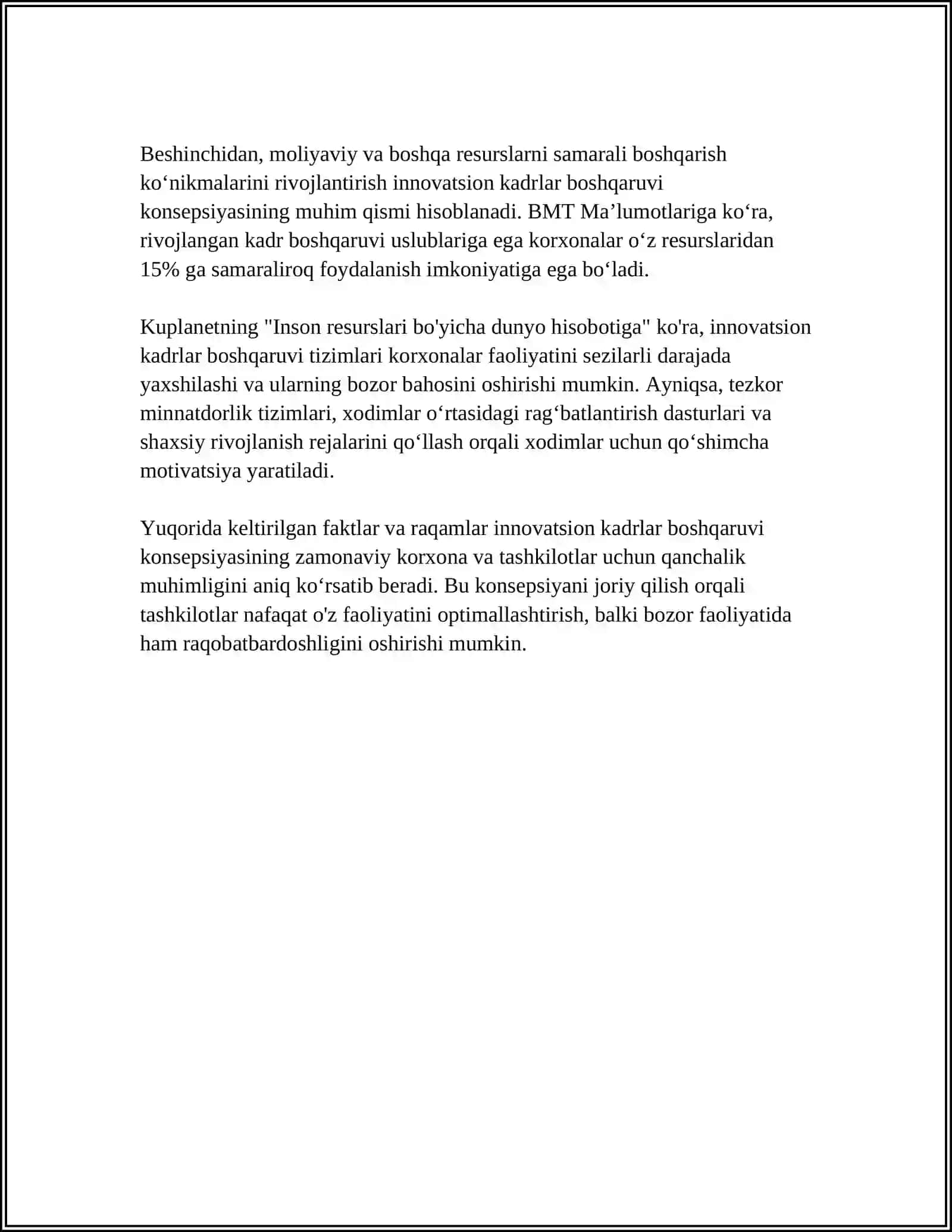 INAVATSION SOHADA KADRLARNI BOSHQARISH TIZIMI 4