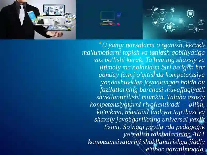Taʼlimda AKT va interaktiv texnologiyalardan foydalanish 4