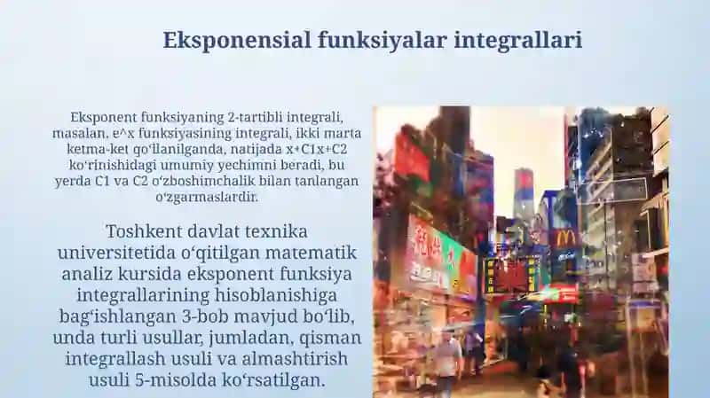 Ikkinchi tur integrali va uni hisoblash 4
