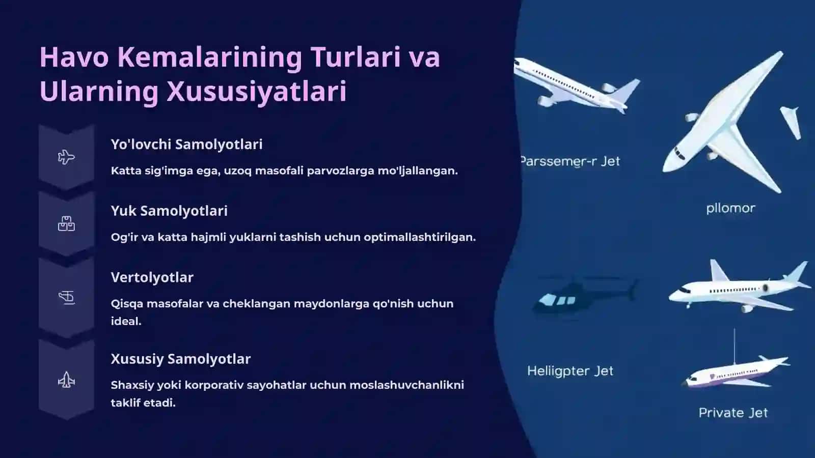 Havo Transportining O'ziga Xos Jihatlari 4
