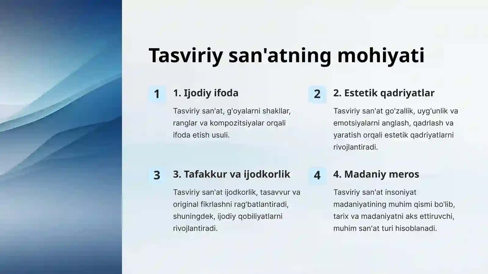 Tasviriy faolyatga qiziqishni uyg'otishning maqsadi 4