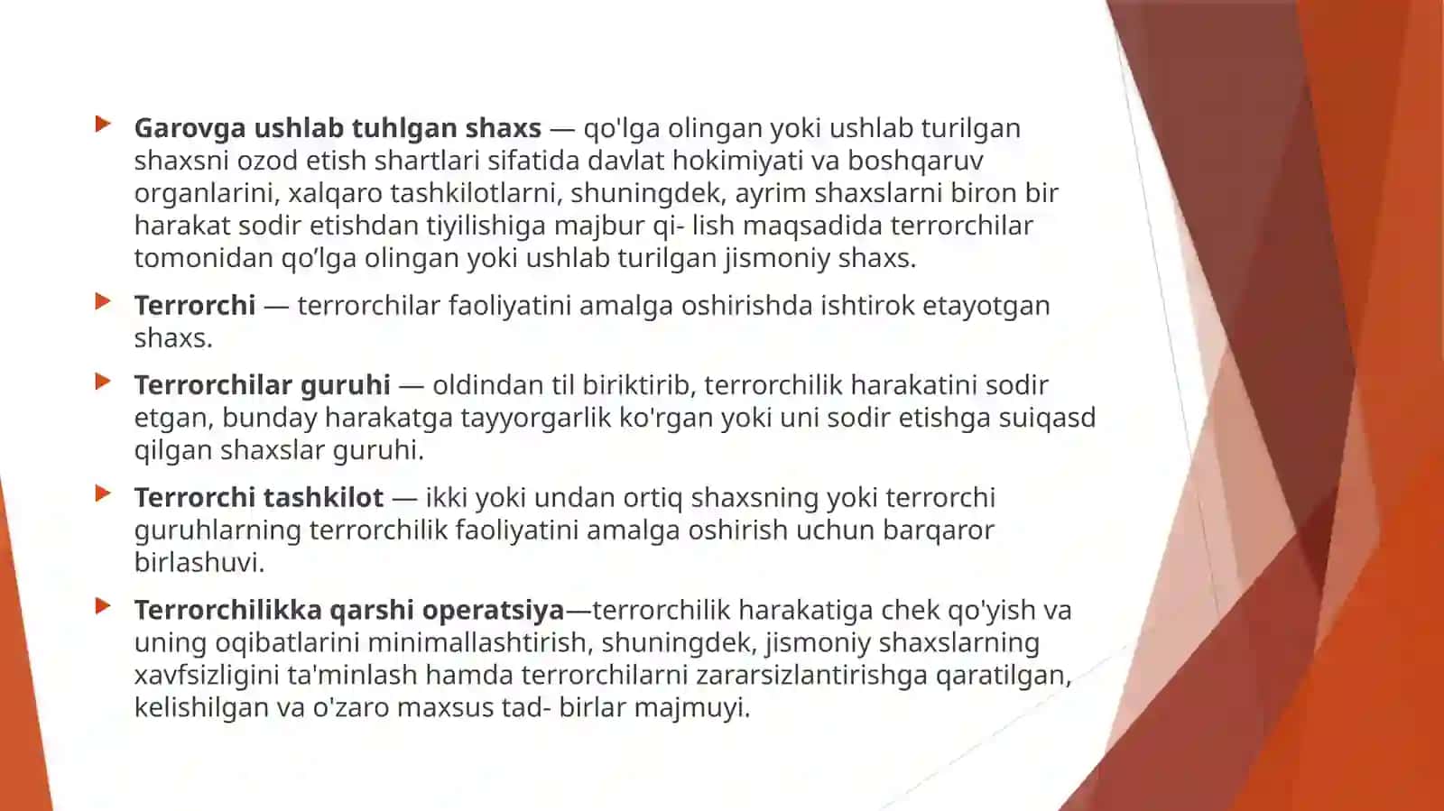 TERRORIZM VA AHOLI MUHOFAZASI 4