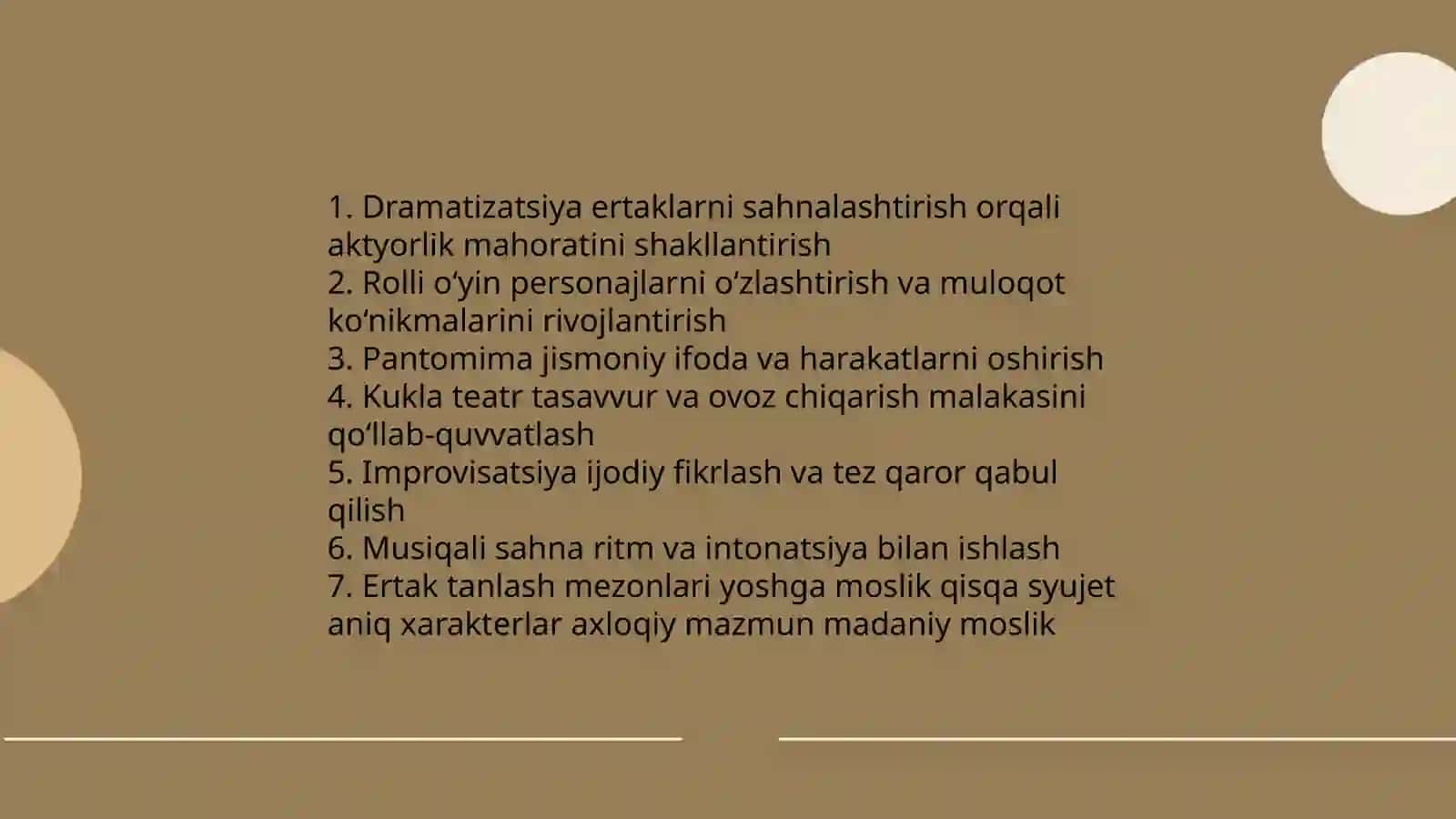 Teatr shakllantirish faoliyatining shakllari 4