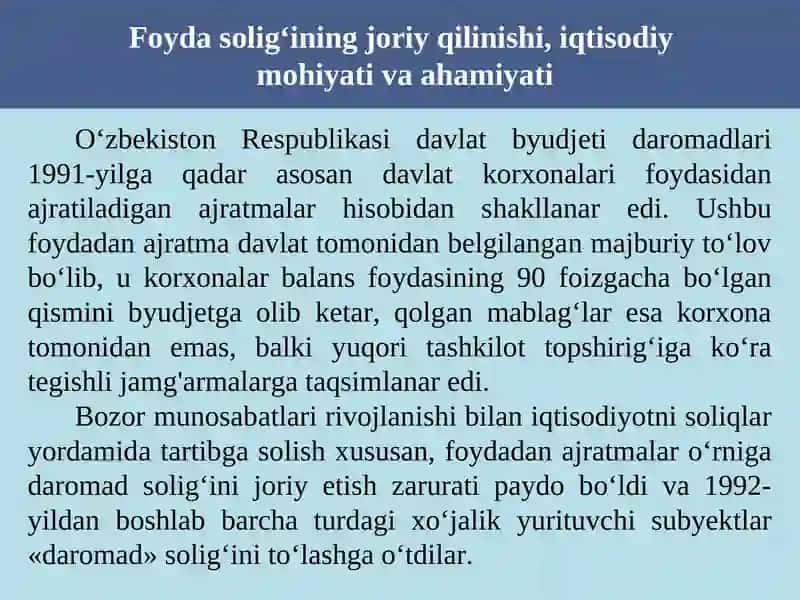 Foyda solig‘i 4