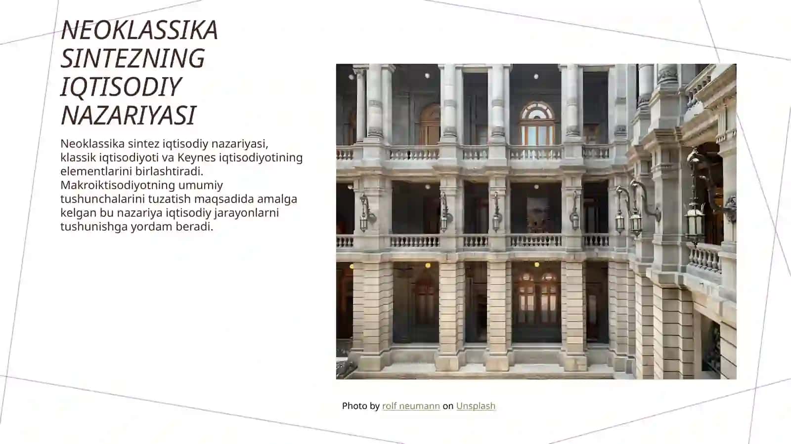 Neoklassik sintez 4
