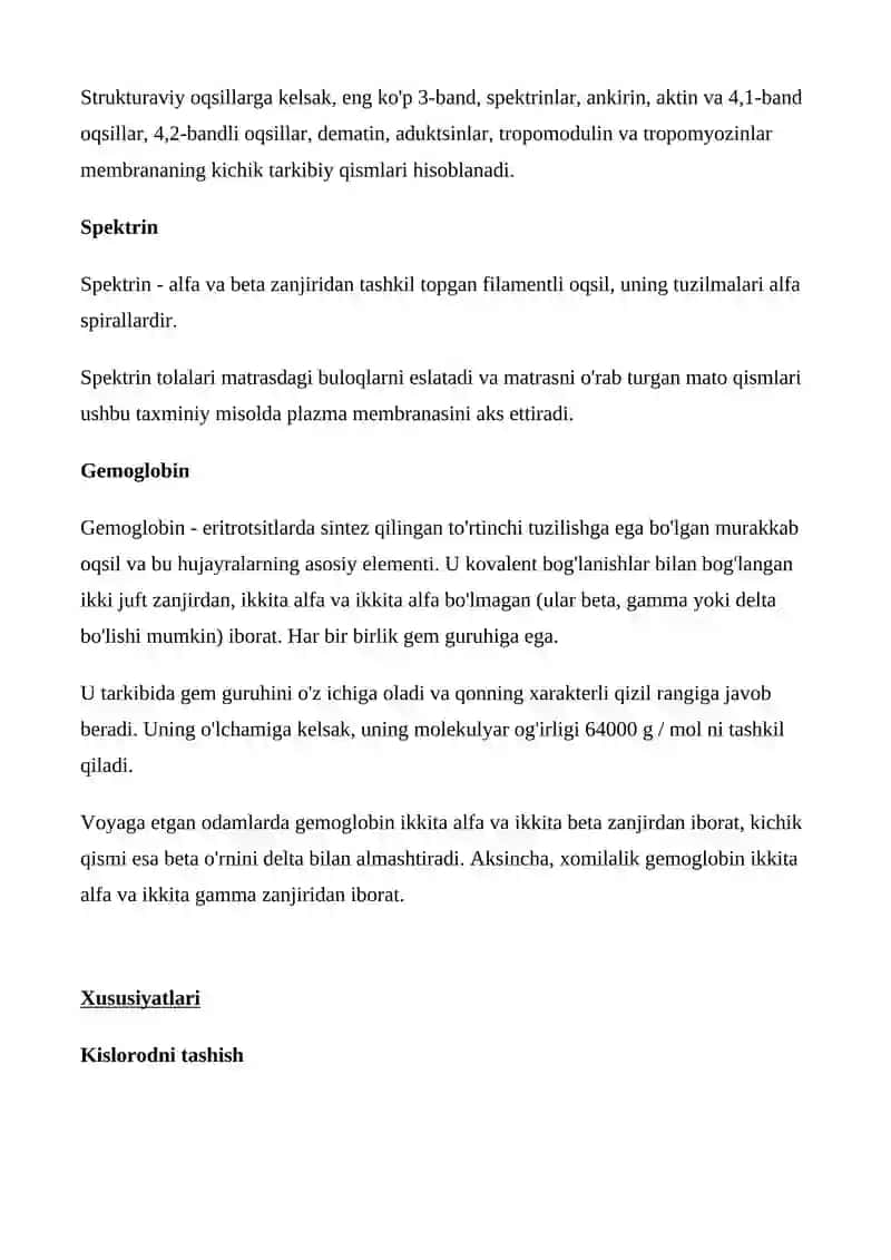 Eritrotsitlar Patofiziologiyasi 4