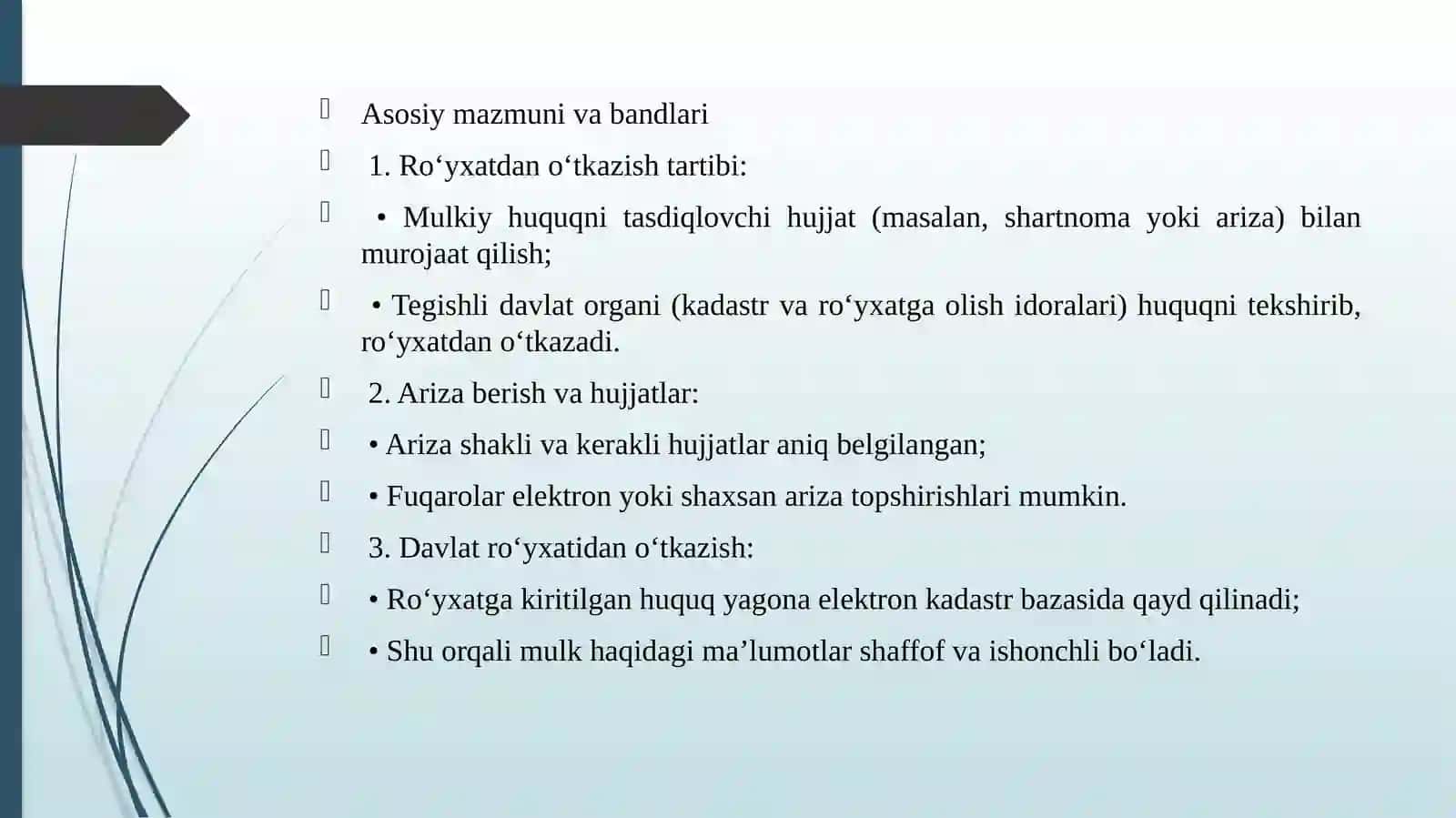 O‘zbekiston Respublikasining 937 va 535-sonli qarori bilan tanishish 4