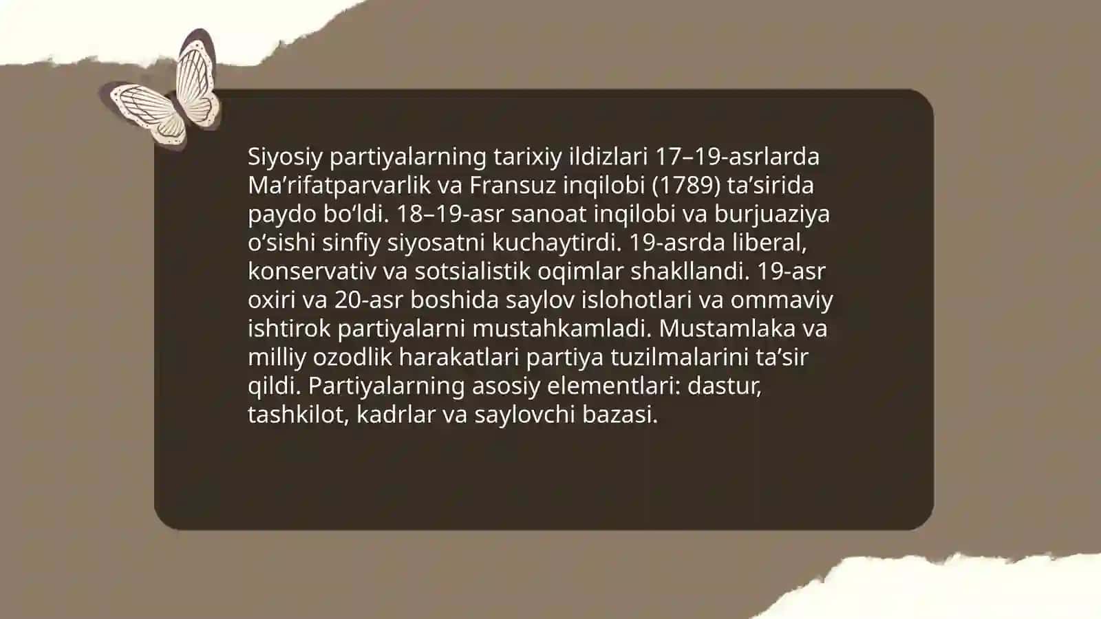 Siyosiy partiyalarning yuzaga kelishi 4