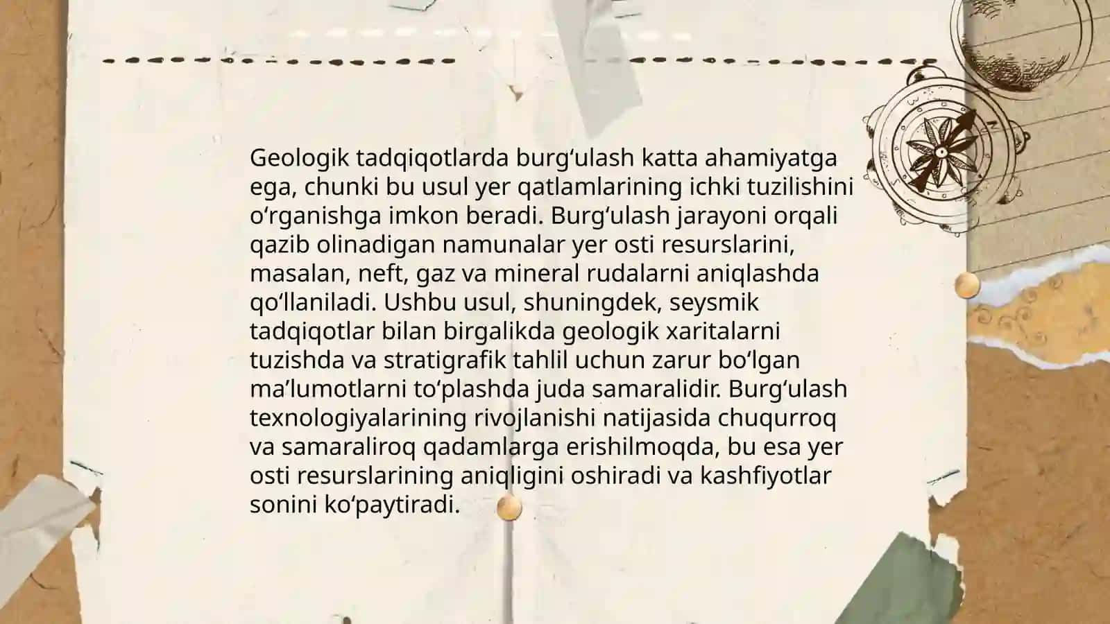 Geologiyada burgʻulash ishlari va turlari 4
