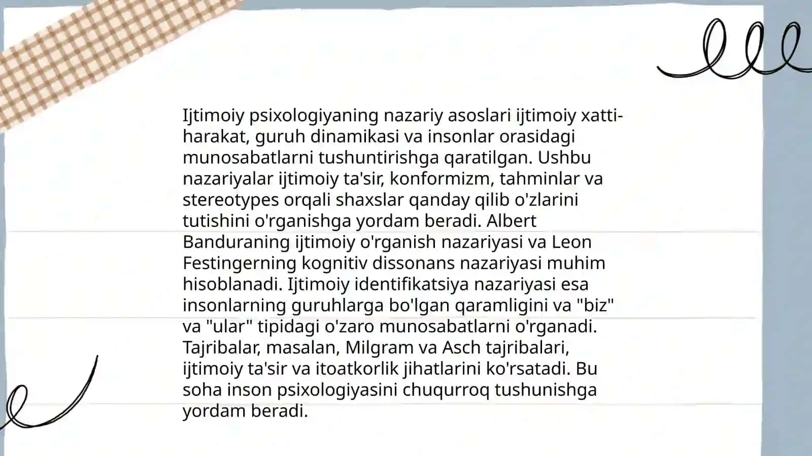 Ijtimoiy psixologiyaning tarixi 4