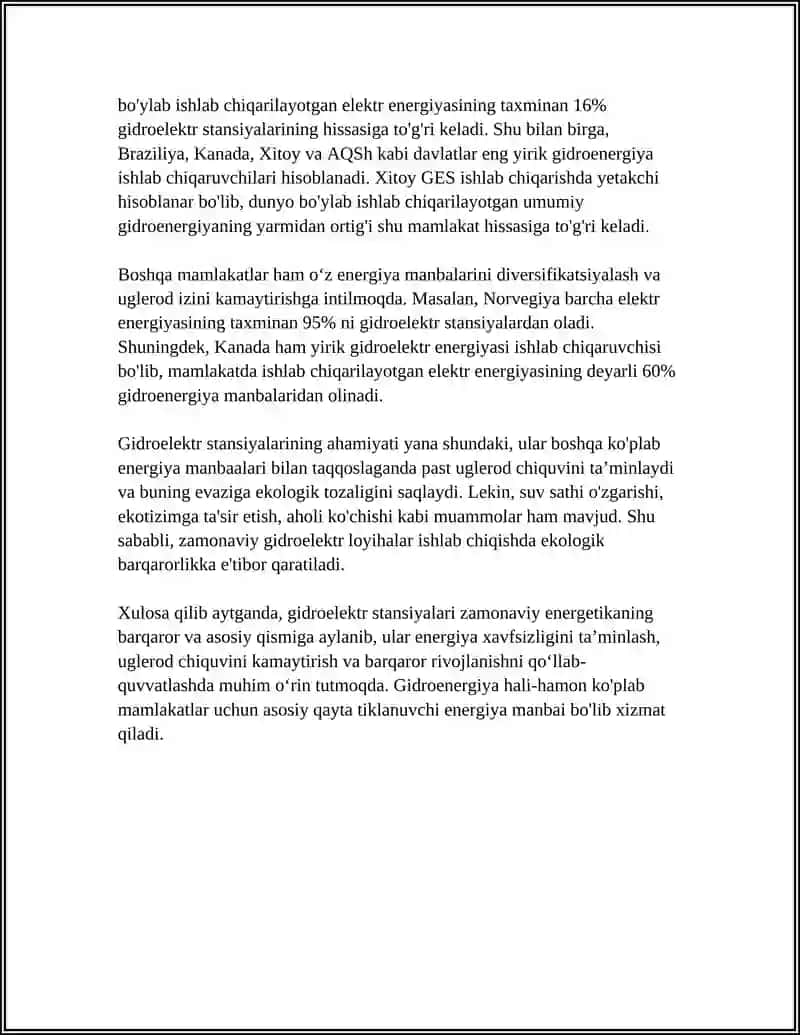Gidroelektr stansiyalari 4