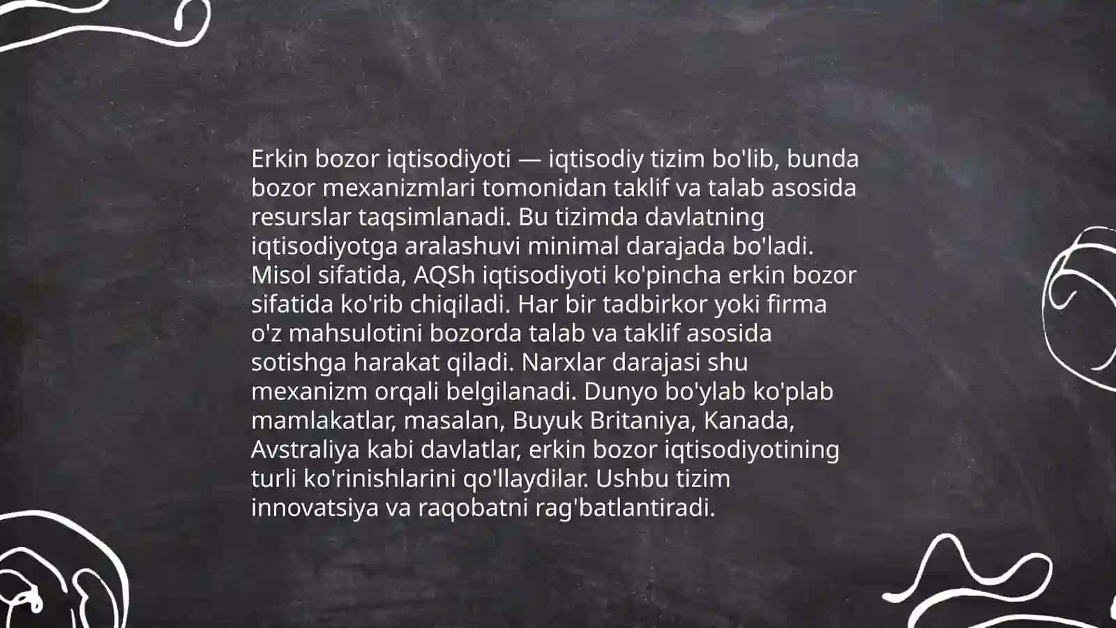 Bozor iqtisodiyoti modellari 4