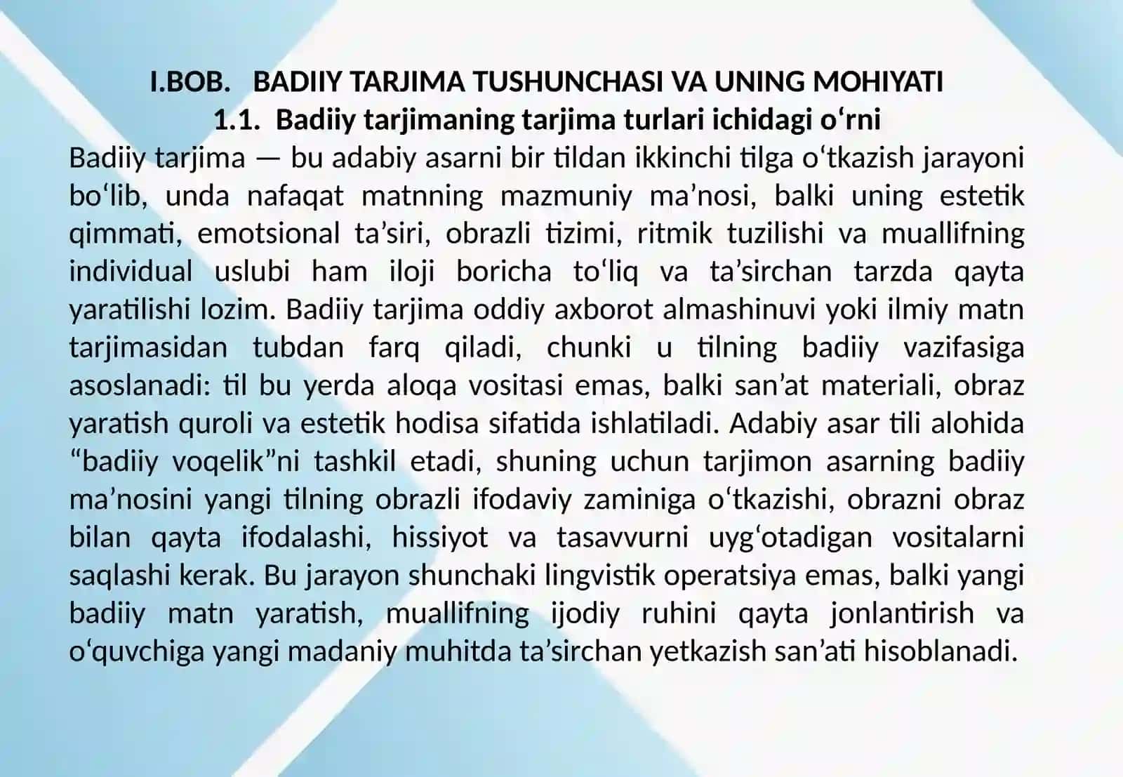 Badiiy tarjimaning umumiy xususiyatlari 4
