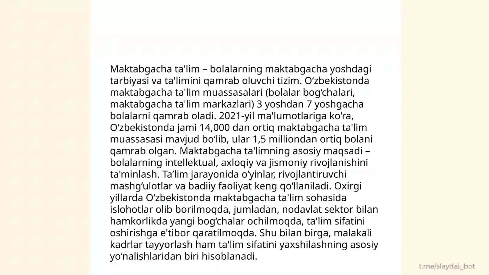 O'zbekistonda ta'lim tizimi 4