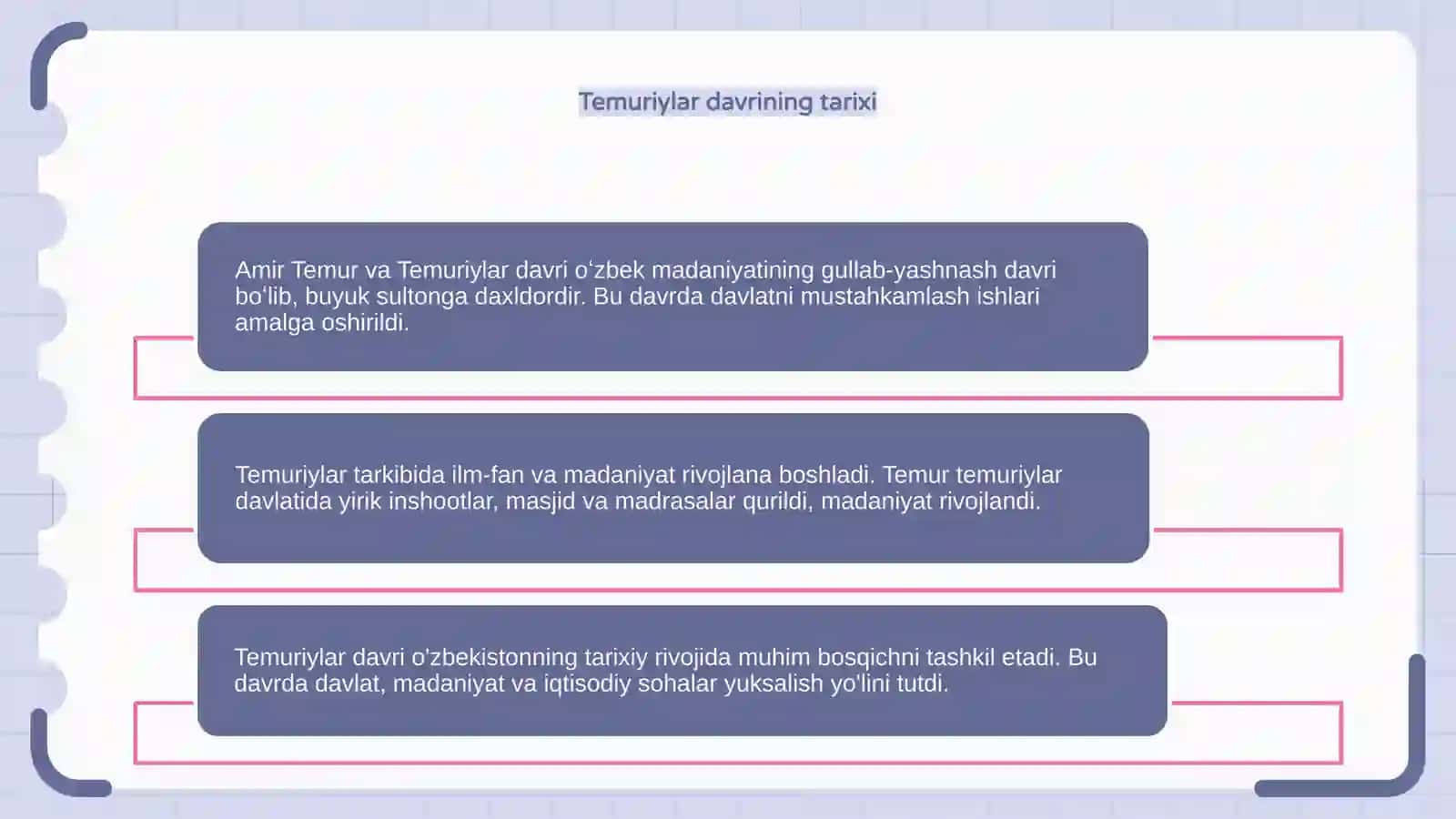 Amir Temur va Temuriylar davri 4