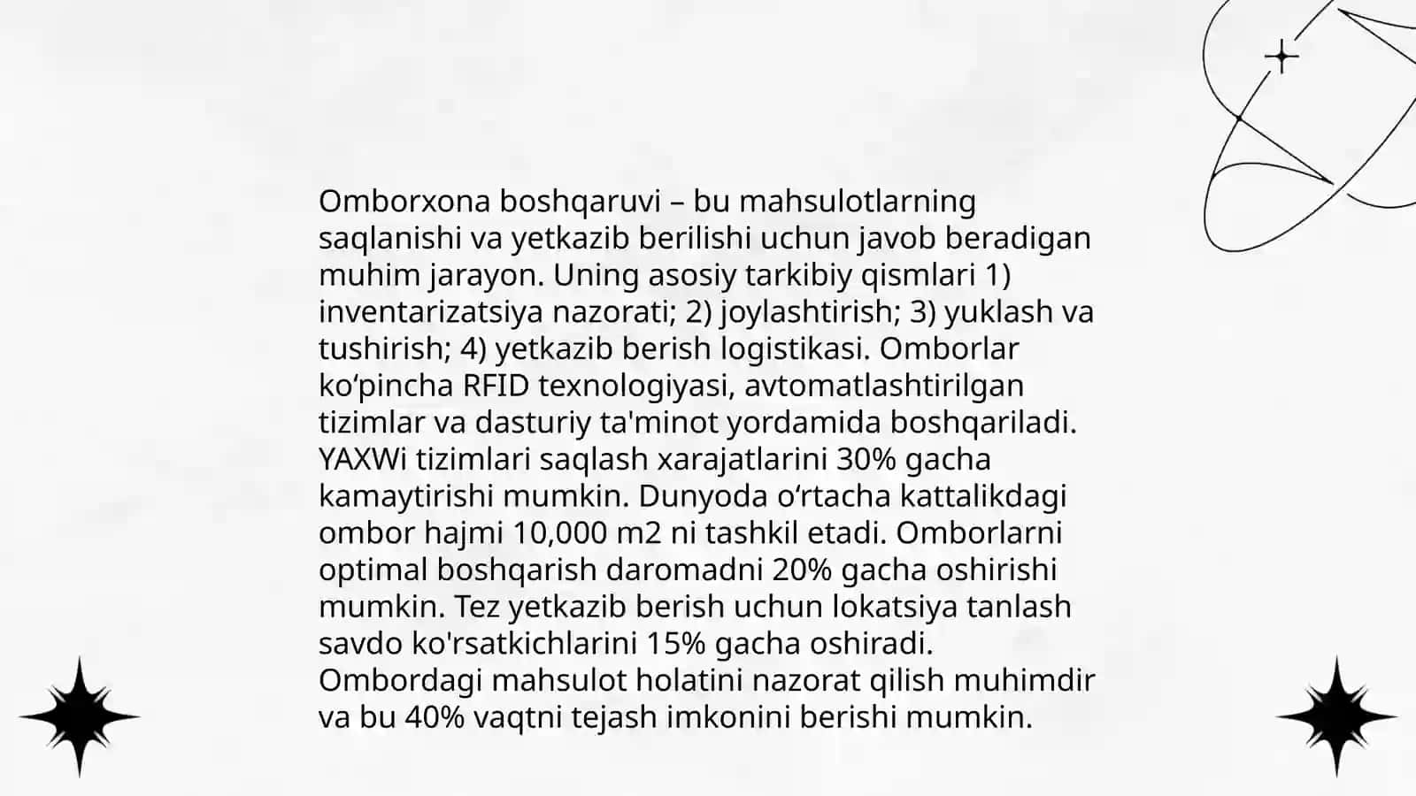Logistikada servis va xizmat ko'rsatish 4