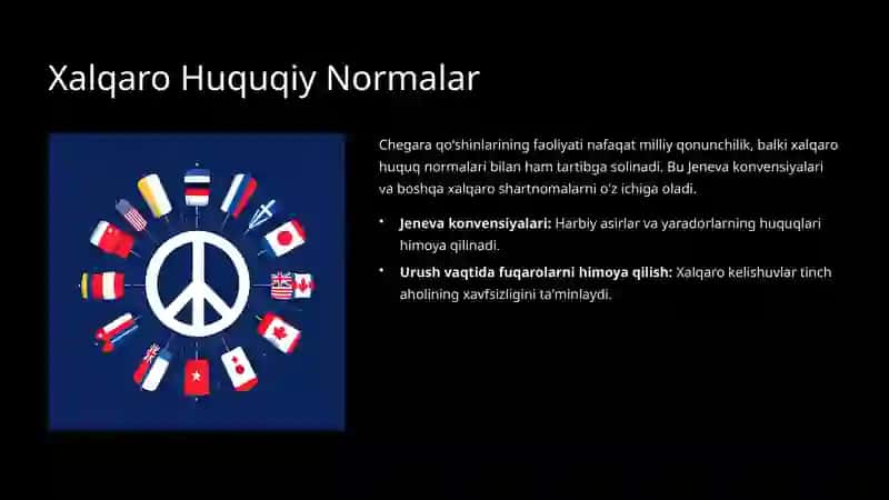 Chegara Qoʻshinlarining Huquqlari va Majburiyatlari 4