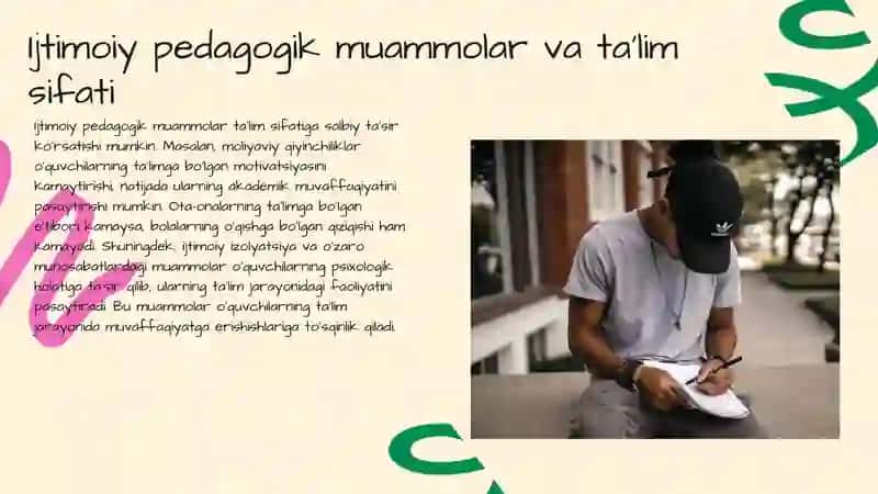 Ijtimoiy pedagogik muammolar va ularning taʼlimga taʼsiri 4