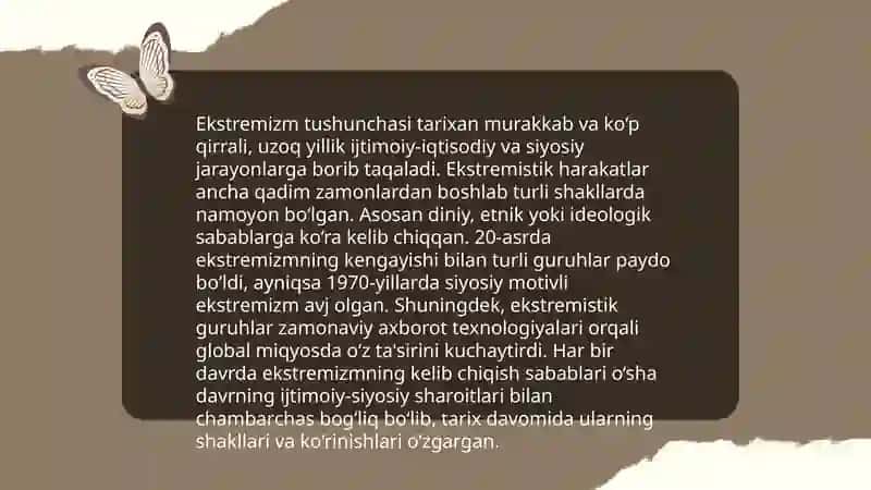 Diniy fanatizm,ekstramizm va terorizm 4