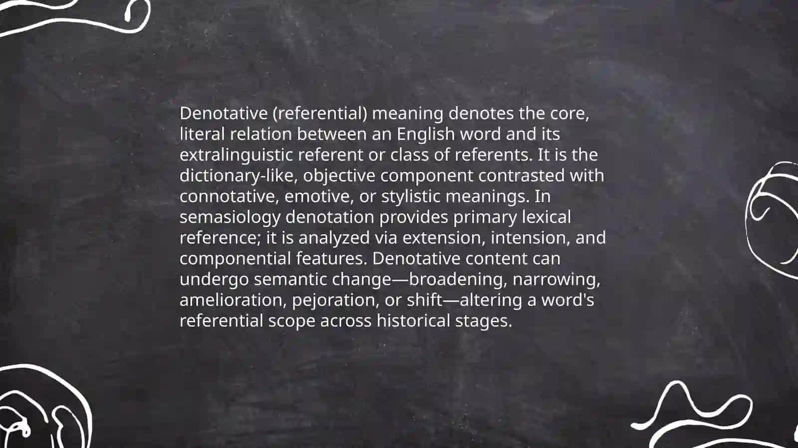 Semasiology: Types of Meaning and Semantic Change 4