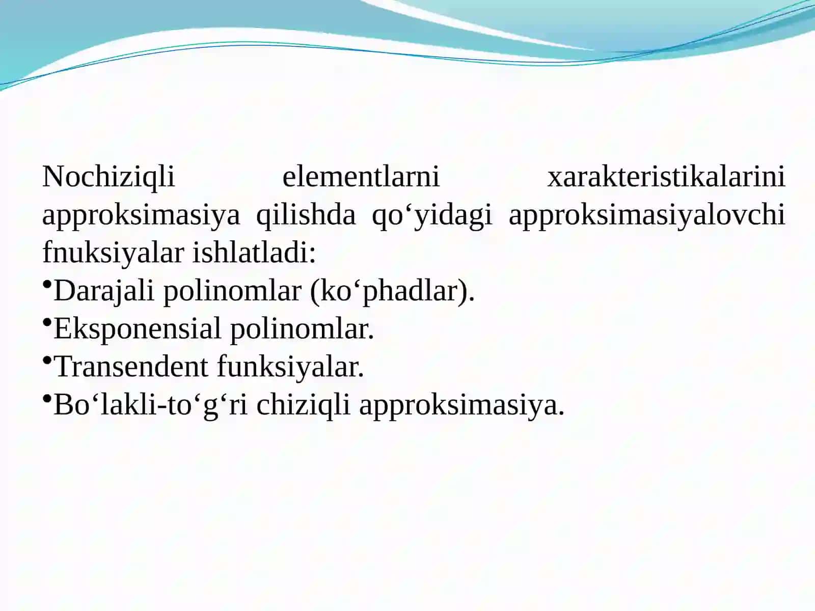 Nochiziqli zanjirlar spektralanalizi 4