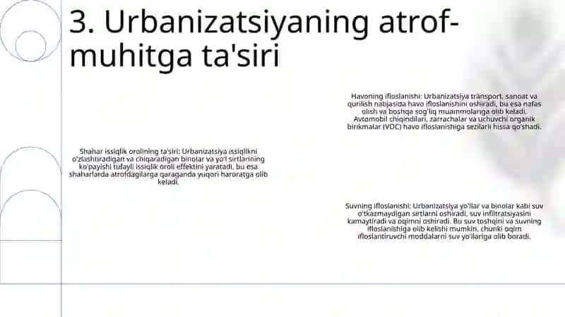 Urbanizatsiya Va Atrof Muhit 4