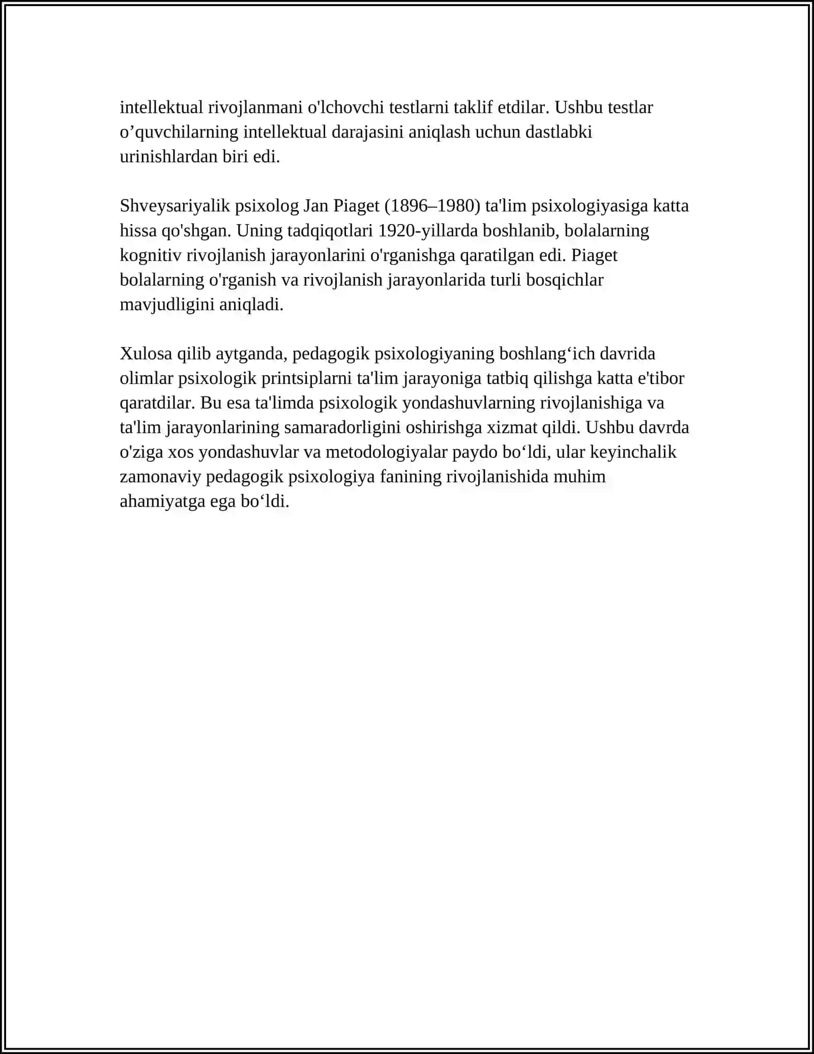 Pedagogik psixologiyani o'rganish 4