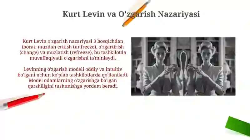 Levin o'zgarish modeli va uning zamonaviy talqinlari 4