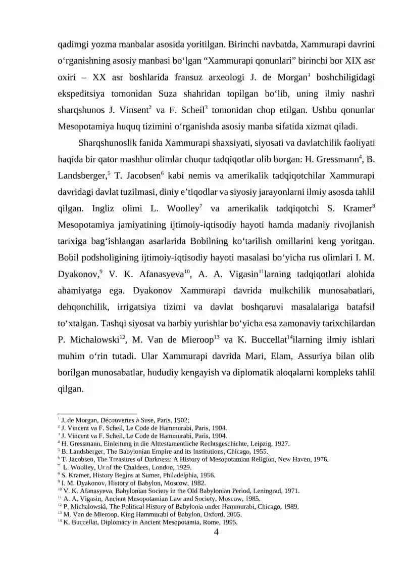 Xammurapi hukmronligi davrida Bobil podsholigi 4