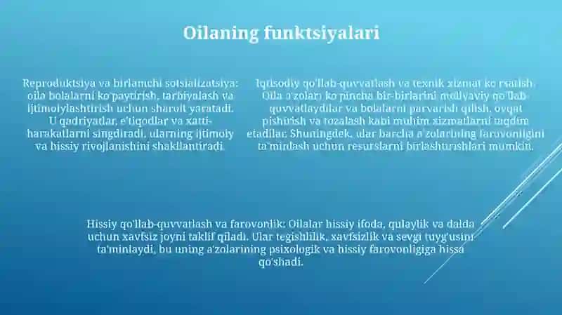 Oila Va Uning Asosiy Funksiyalari 4