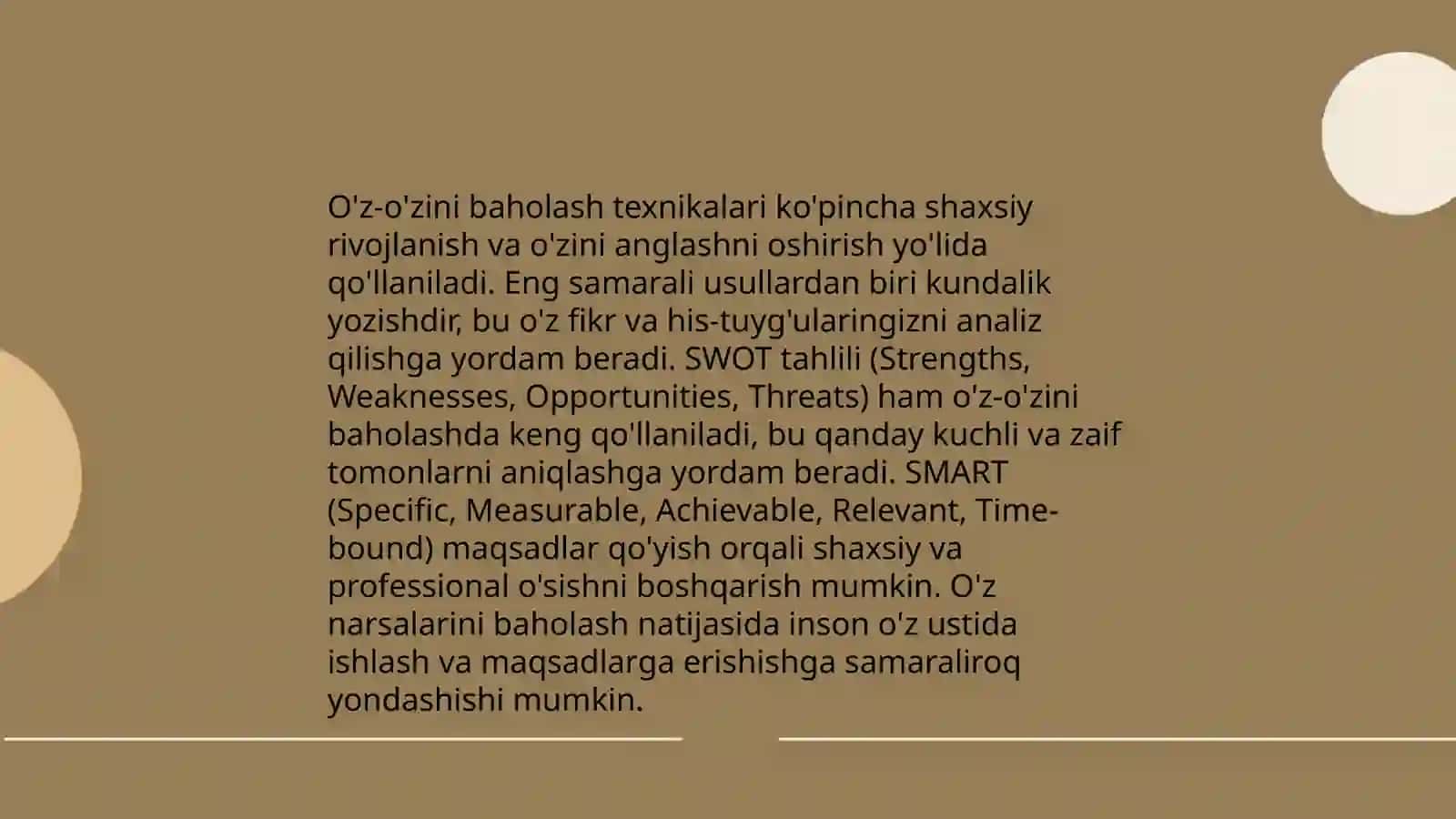 Shaxsiy rivojlanish rejalari 4