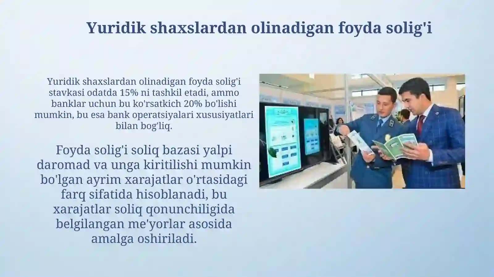 O'zbekistonda amaldagi soliq turlari 4
