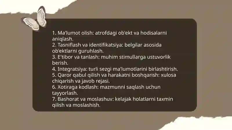 Idrok haqida tushuncha va uning xususiyatlari 4