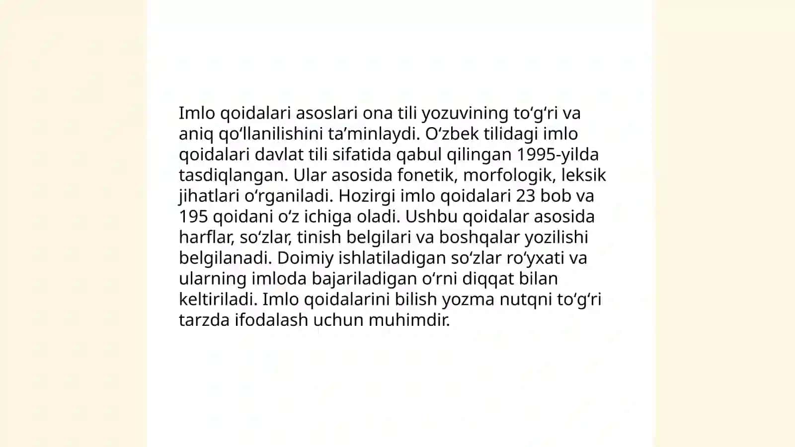 Orfoepiyani vazifasi va u haqida tushuncha 4