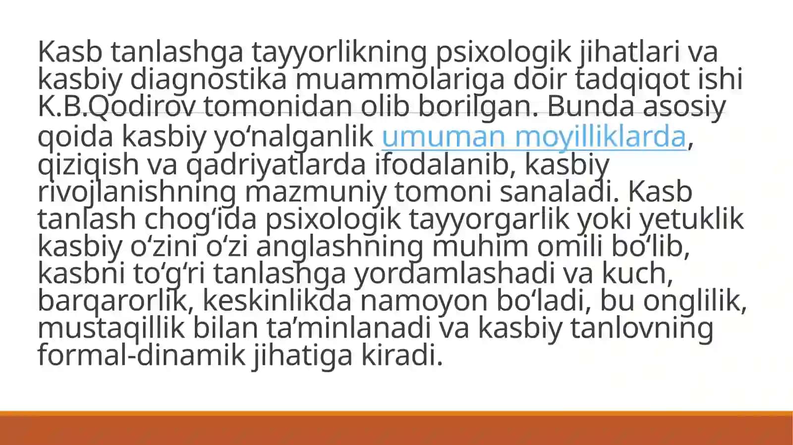 Kasblarning murakkablikomillarini tahlil qilish 4