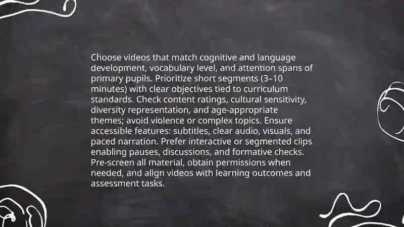 Using video materials in primary school 4