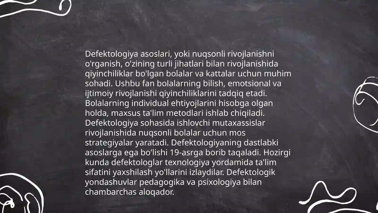 Maxsus pedagogikaning bo'limlari 4