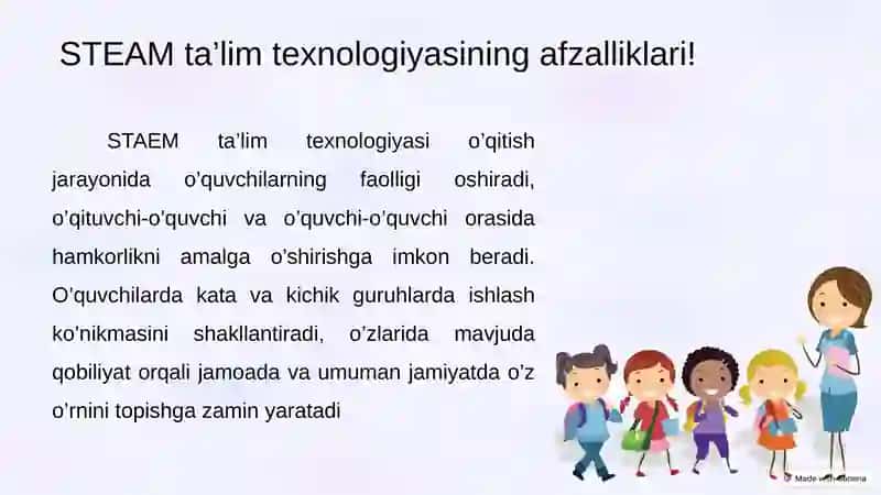 Astronomiya o'qitishda STEAM yondashuvining afzalliklari 4