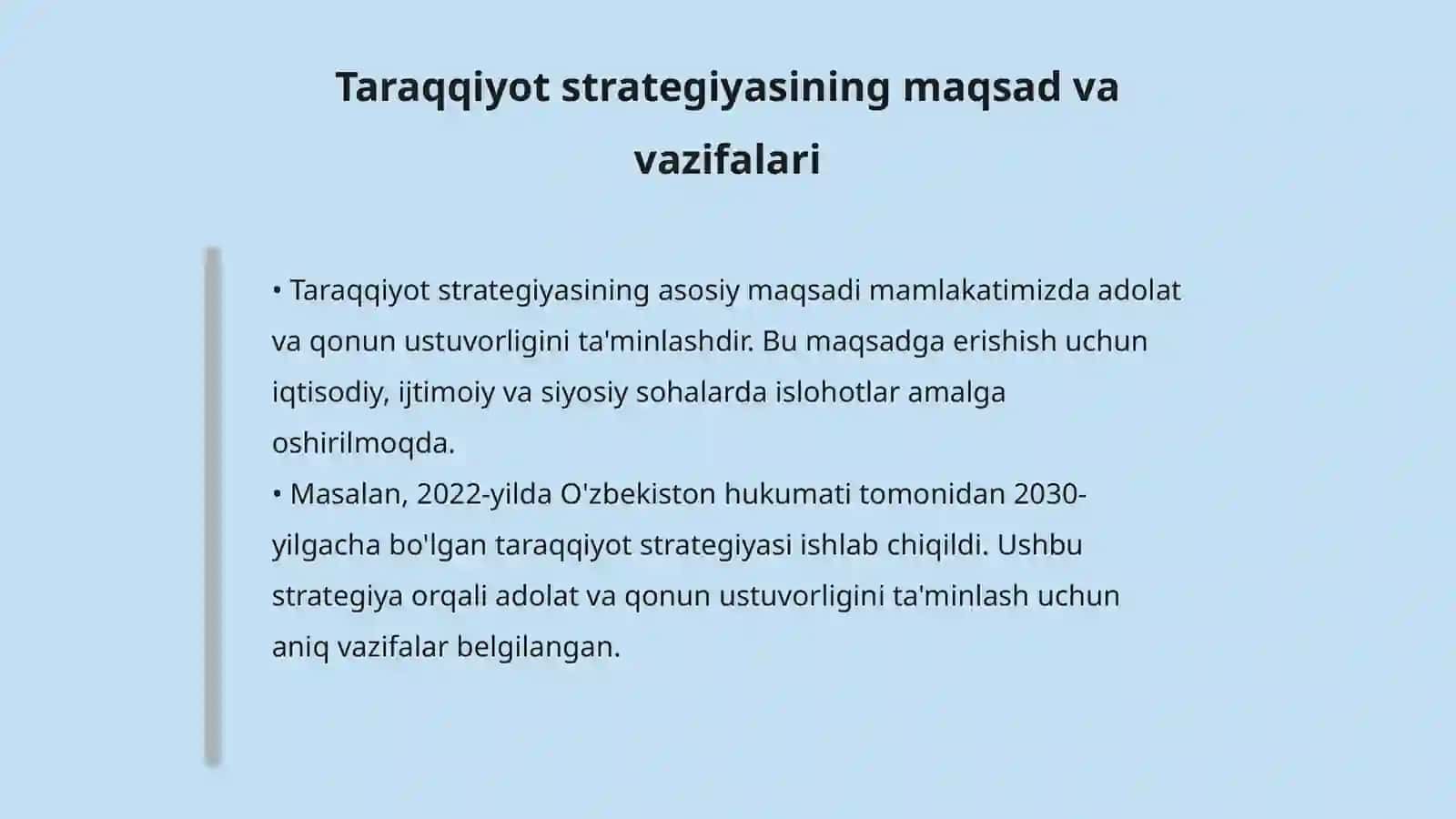 Adolat va Qonun Ustuvorligi 4
