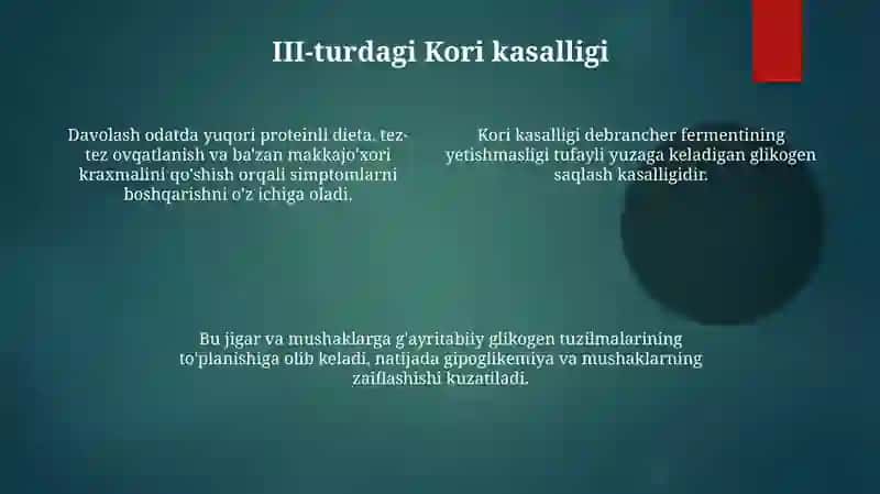 Glikogen kasalliklar biokimyosi 4