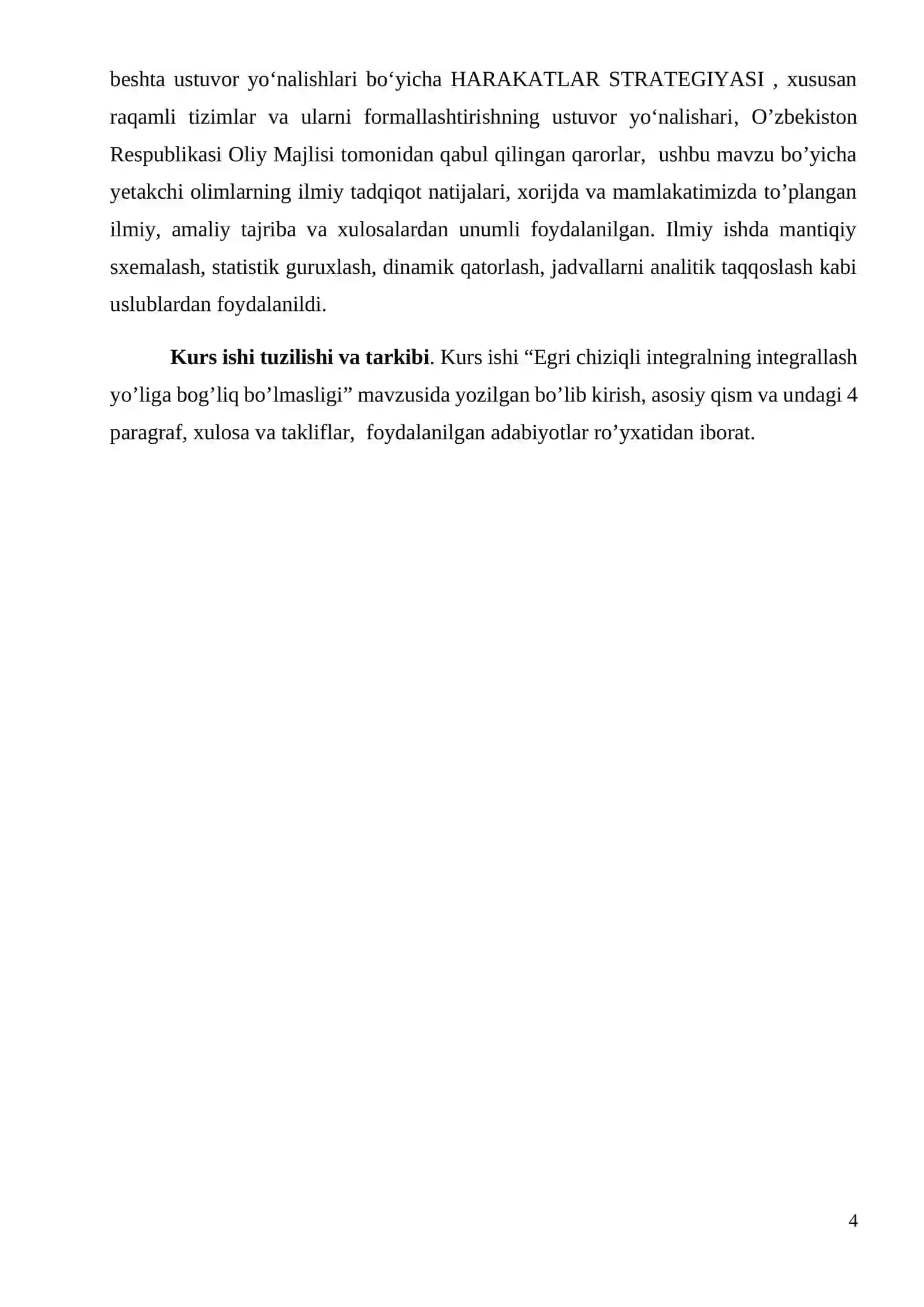 Egri chiziqli integralning integrallash yo’liga bog’liq bo’lmasligi 4