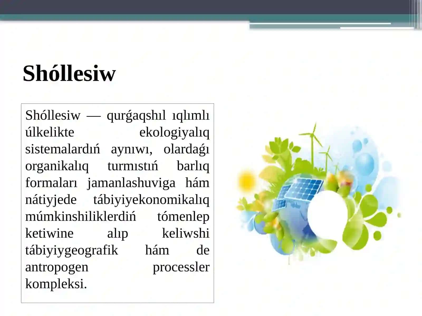 Ekologiyalıq mashqalalar hám olardıń sheshimleri 4
