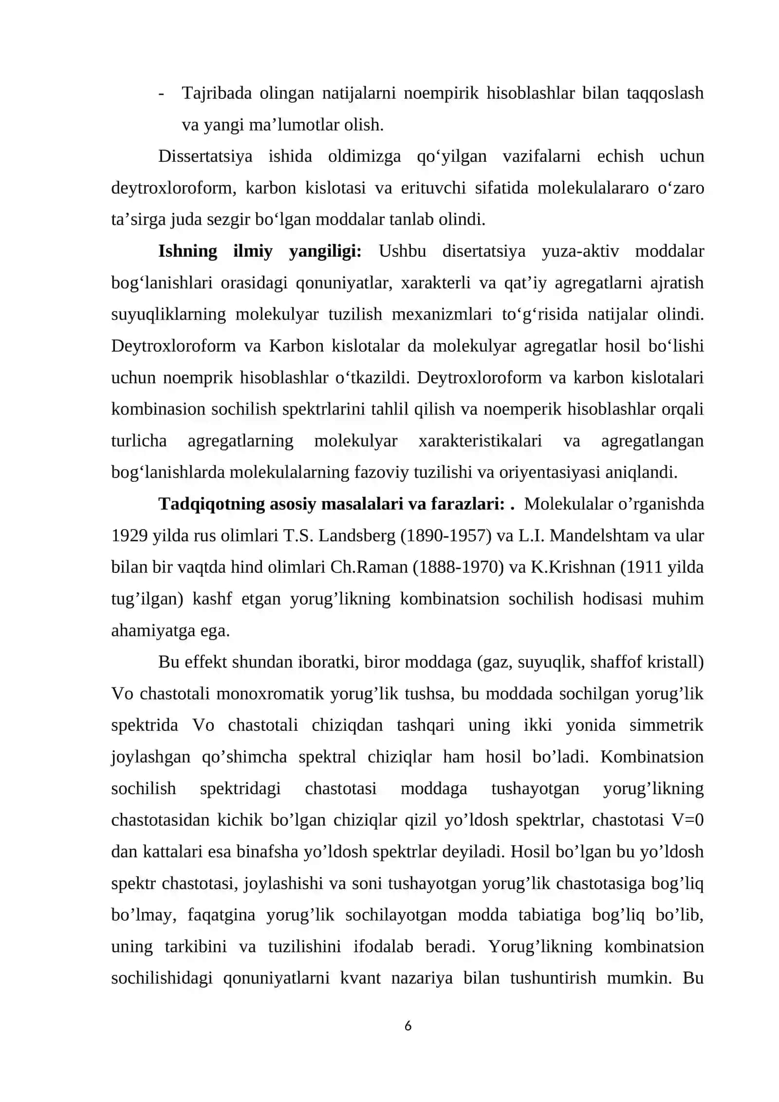 Molekulalararo O‘zaro Ta’sir Tabiatini O‘rganish 4
