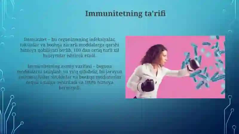 Immunitetning ta'rifi 4