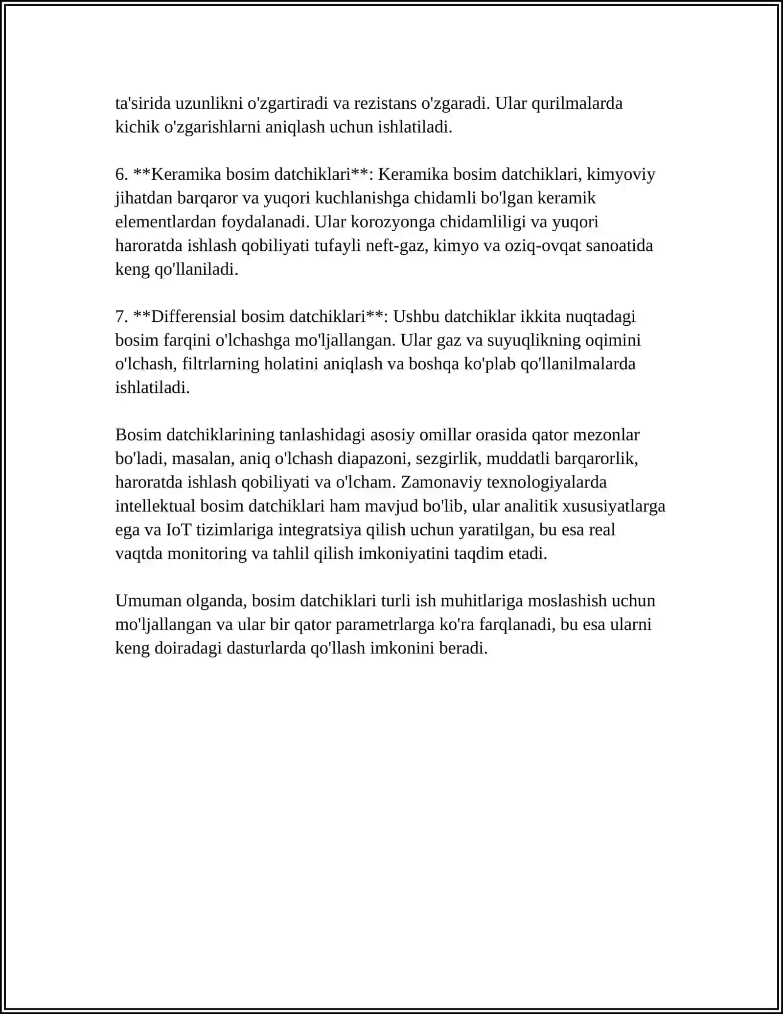 BOSIM DATCHIKLARI 4