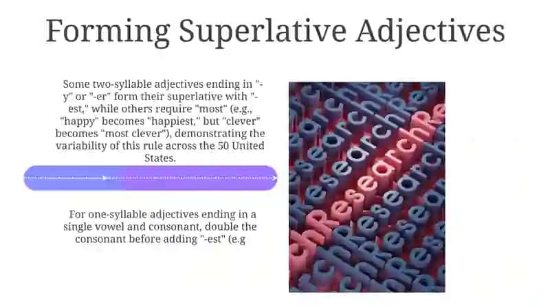 Adjectivescomperativadjectives and superlative adjectives 4