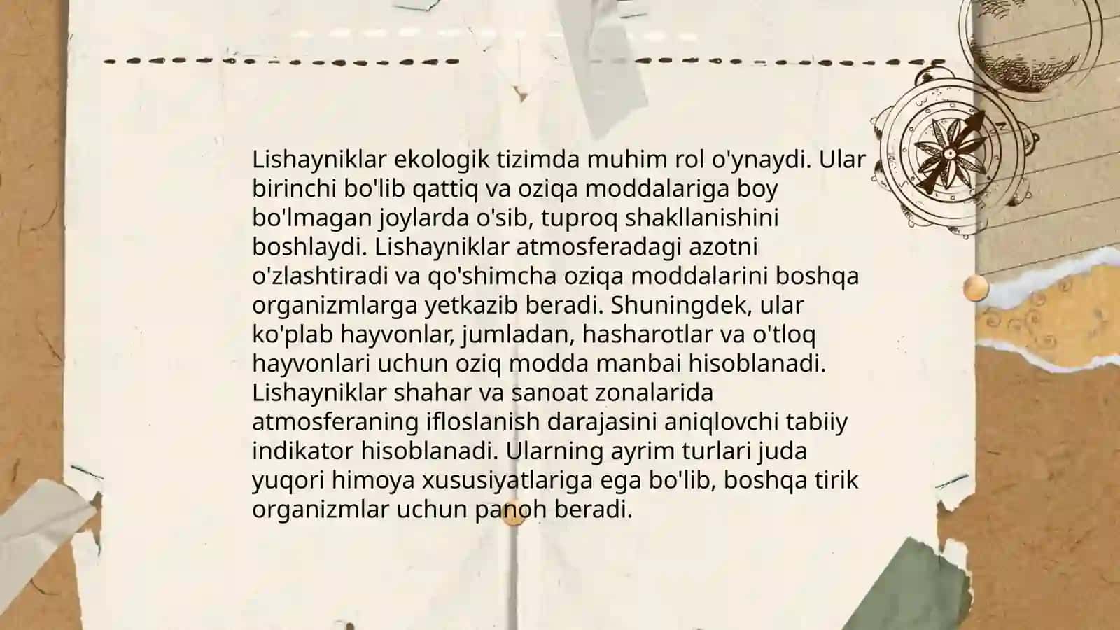 Lishayniklar boʻlimi 4