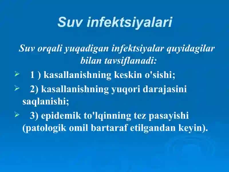 Aholi punktlarida suv va suv taʼminoti gigenasi 4